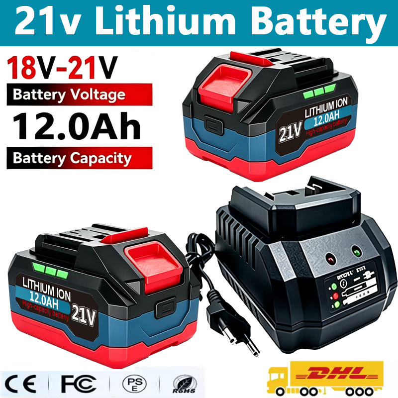 Makita Drill Ddf484 - Batteria Originale 21V per Avvitatore a