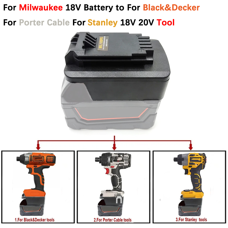 Adattatore batteria MIL18BPS p - Black+Decker Tool 20V Max recensione e prezzo